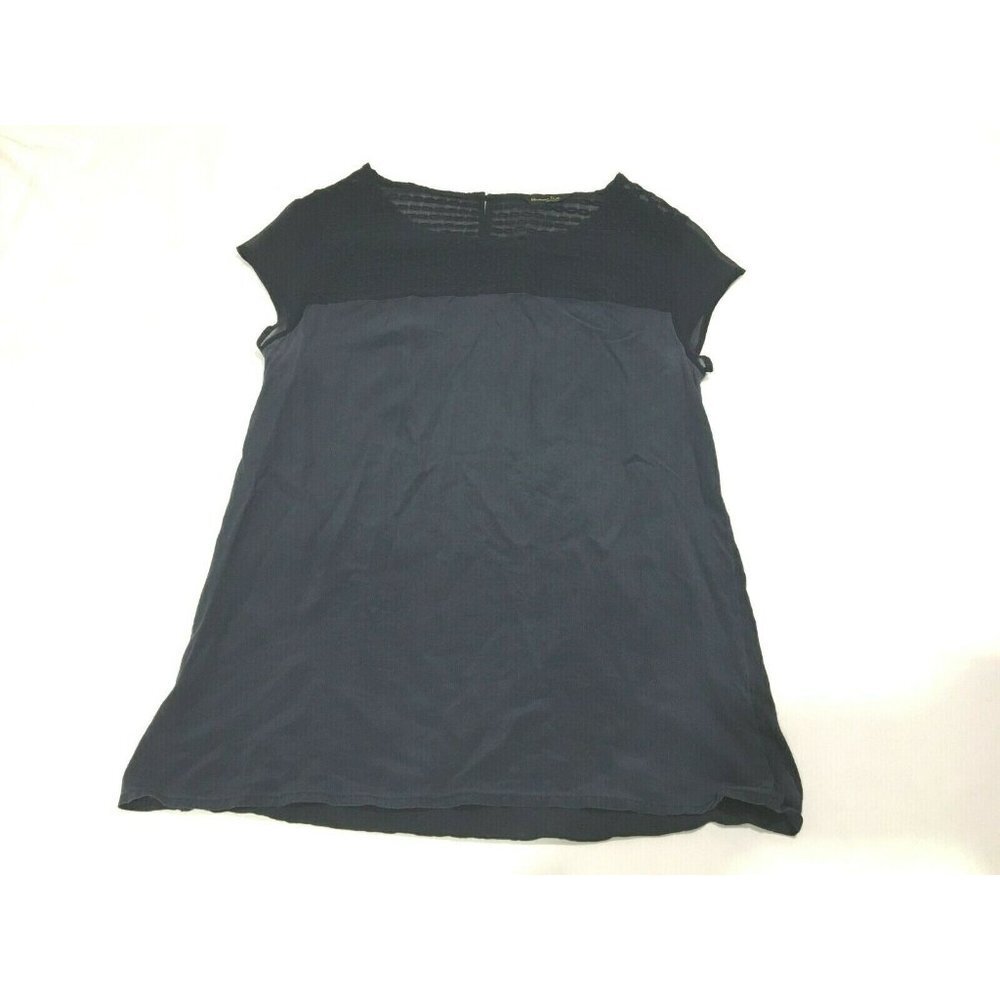Massimo Dutti‎  top  size S Blue Navy